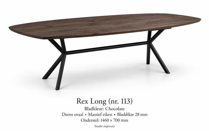 Deens ovale eiken eettafel &ndash; zelf samenstellen